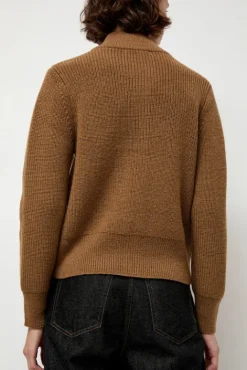No.6 Store Raw Blouson Cardigan in Bronze