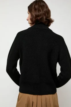 No.6 Store Raw Blouson Cardigan in Black
