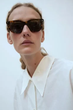 No.6 Store Robotnik Sunglasses in Havana Grey
