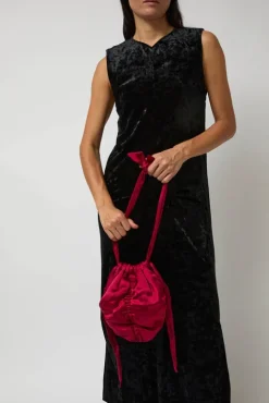 No.6 Store Satin Mini Ball Bag in Pink