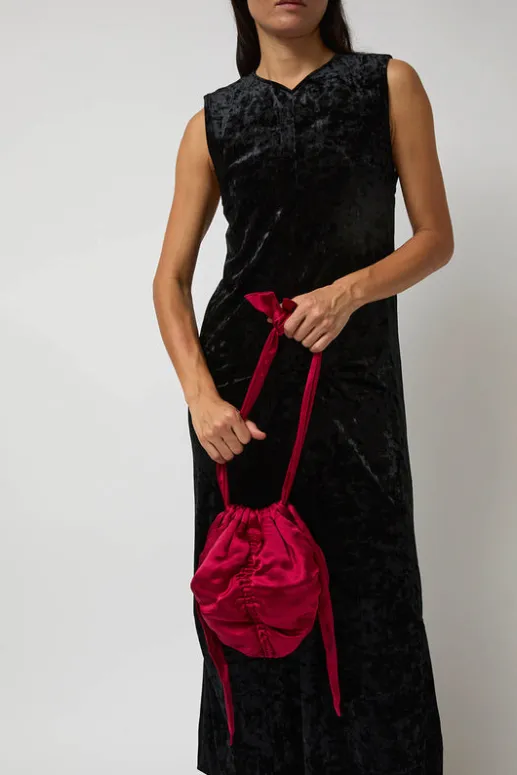 No.6 Store Satin Mini Ball Bag in Pink