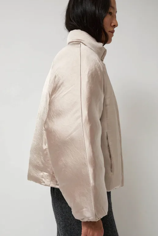 No.6 Store Satin Reversible Outer in Beige