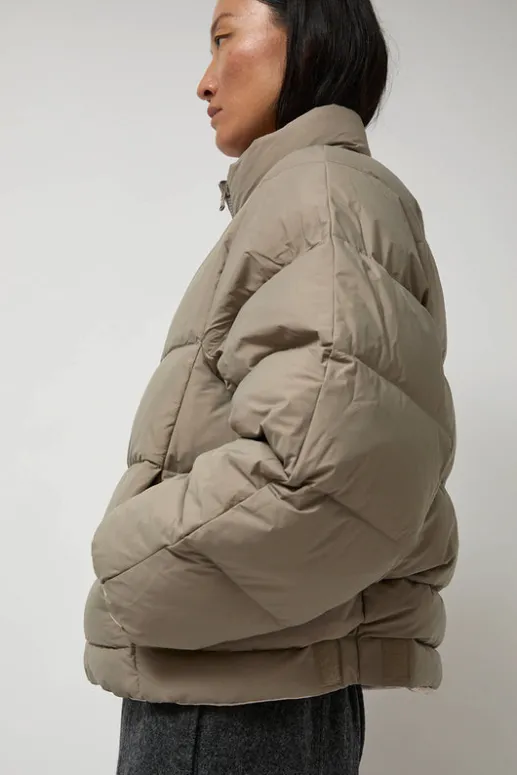 No.6 Store Satin Reversible Outer in Beige