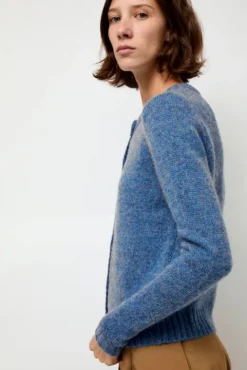 No.6 Store Scottish Cardigan in Greekblue