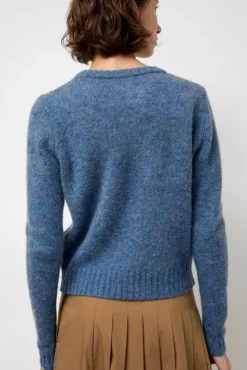 No.6 Store Scottish Cardigan in Greekblue