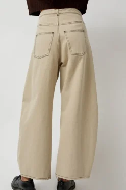 No.6 Store Shade Denim Pants in Tan