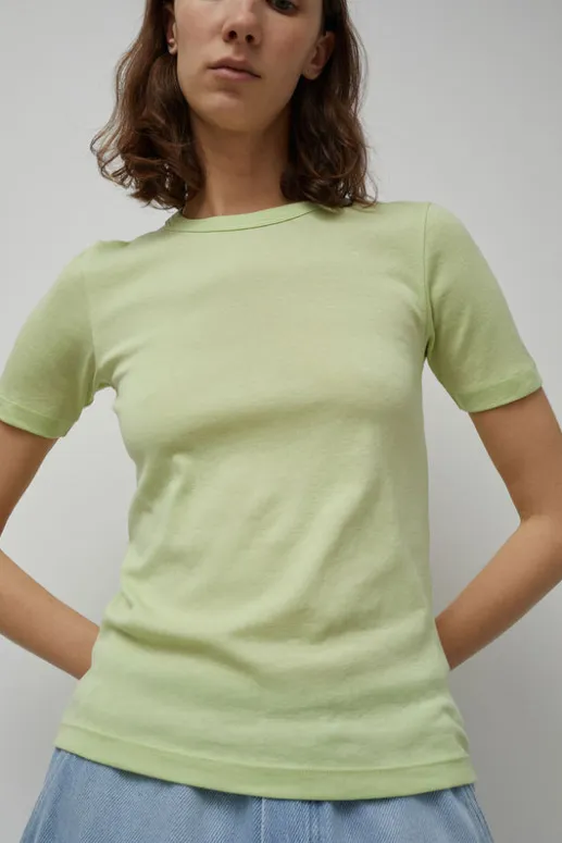 No.6 Store Shrunken Tee in Limeade