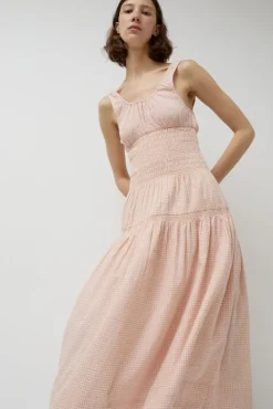 No.6 Store Sigrid Dress in Piquillo Check