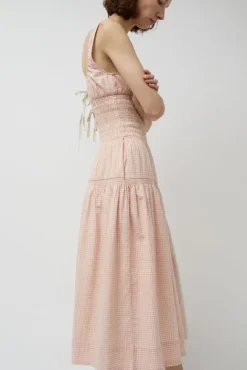 No.6 Store Sigrid Dress in Piquillo Check