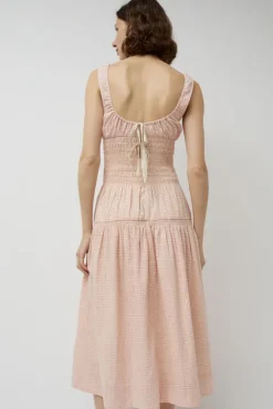 No.6 Store Sigrid Dress in Piquillo Check