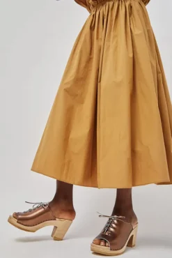 No.6 Store Simone Clog on High Heel in Bronze