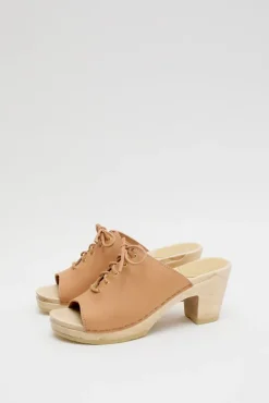 No.6 Store Simone Clog on High Heel in Desert