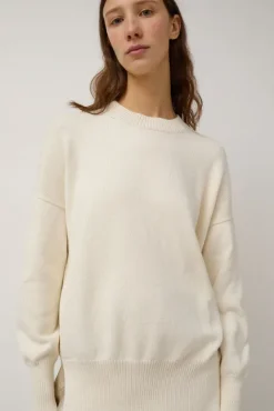 No.6 Store Simple Crewneck in White