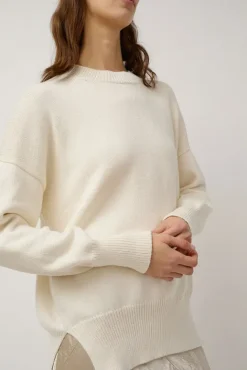 No.6 Store Simple Crewneck in White