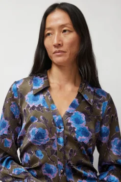 No.6 Store Stella Dress in Violet Roses
