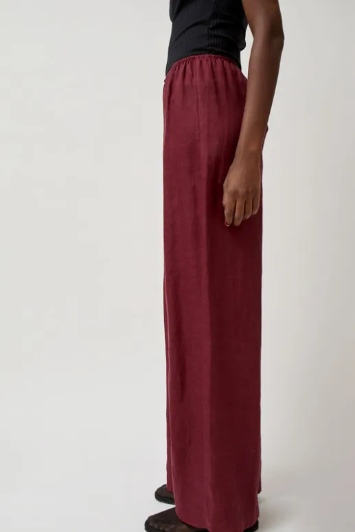 No.6 Store Stoa Pants in Stome Burgundy