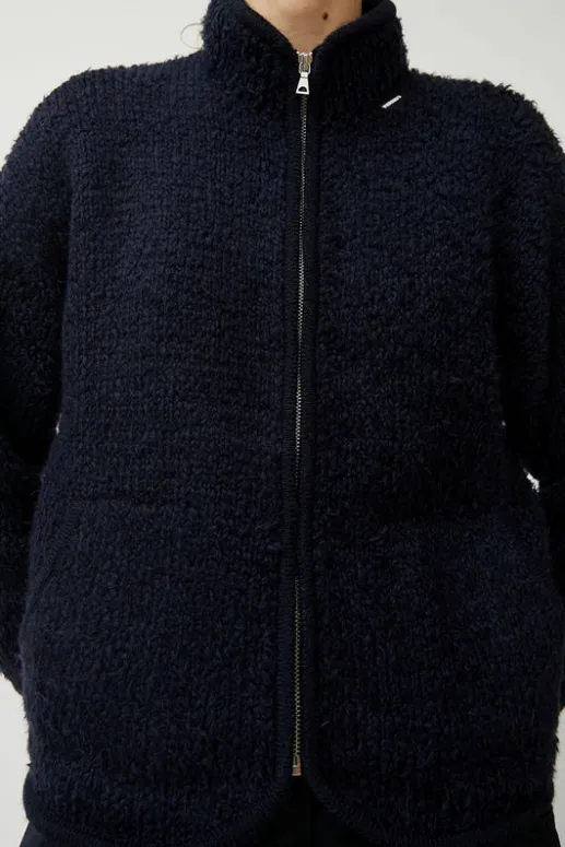 No.6 Store Teddy Jacket in Navy