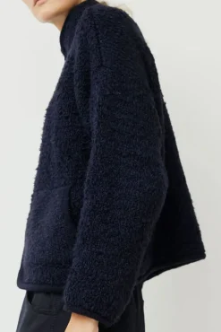 No.6 Store Teddy Jacket in Navy