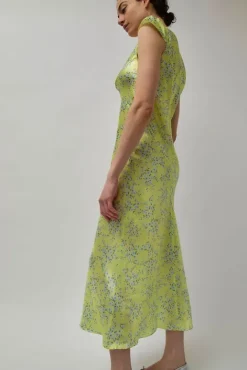 No.6 Store Tiziana Dress in Yellow Floral Print