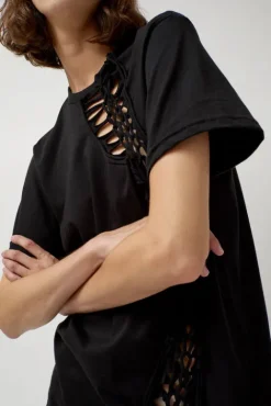 No.6 Store Tosh Tee in Charcoal