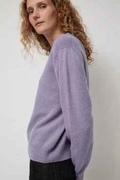 No.6 Store Tropical Dreams Crewneck in Violet Mix