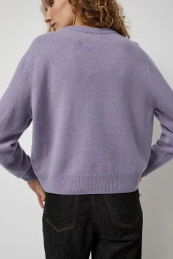 No.6 Store Tropical Dreams Crewneck in Violet Mix