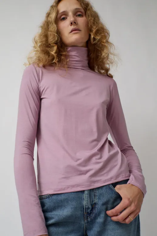 No.6 Store Turtleneck in Still Purple