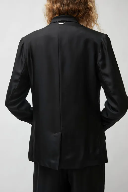 No.6 Store Twill Miami Blazer in Black