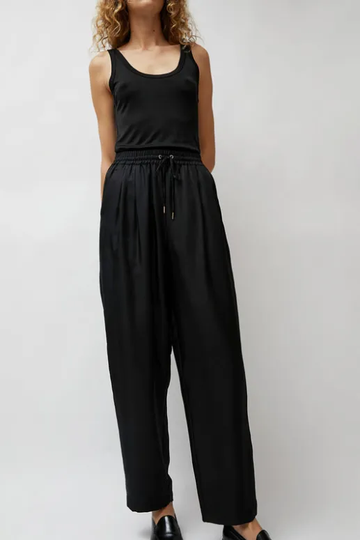 No.6 Store Twill Slouch Pants in Black