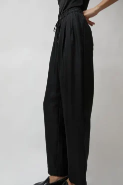 No.6 Store Twill Slouch Pants in Black