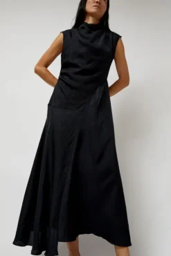 No.6 Store Twisted Dress in Black