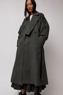 No.6 Store Unisex Coat in Slate