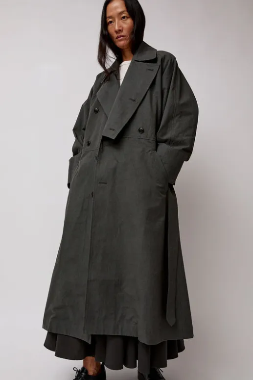 No.6 Store Unisex Coat in Slate