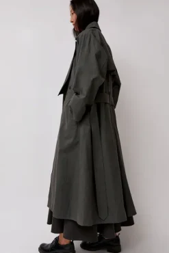 No.6 Store Unisex Coat in Slate