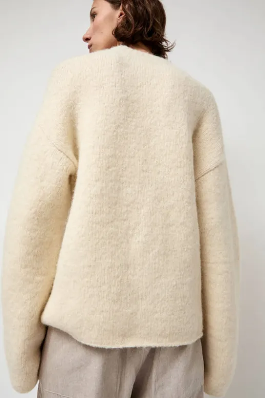 No.6 Store Vello Crewneck in Raw White