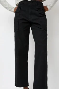 No.6 Store Washed Cargo Pants in Black