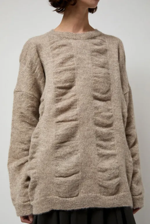 No.6 Store Waterfall Sweater in Natural