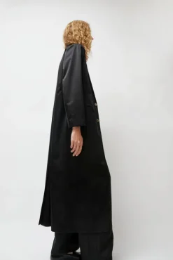 No.6 Store Weatherproof Long Blazer in Black