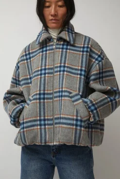 No.6 Store Wicke Bomber in Blue and Rust
