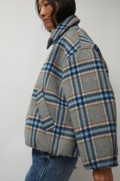 No.6 Store Wicke Bomber in Blue and Rust
