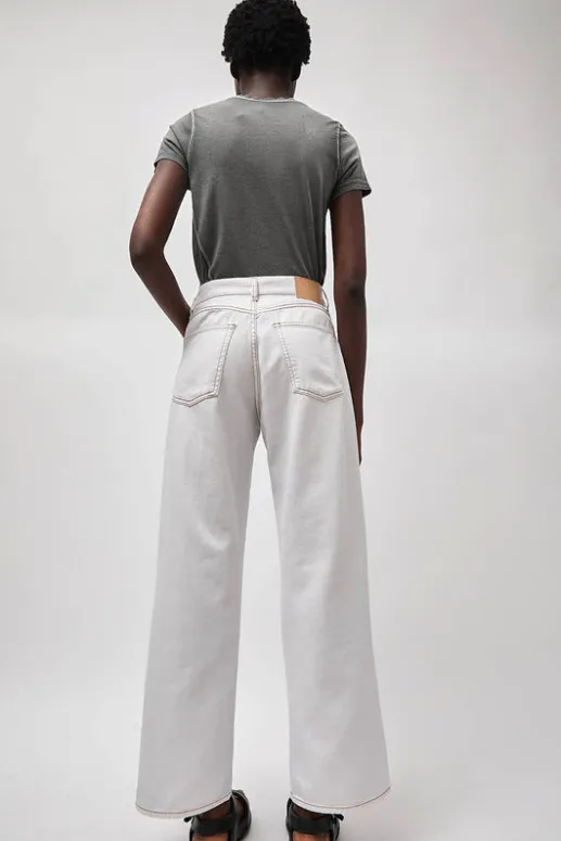 No.6 Store Wide Jean in Chalk White