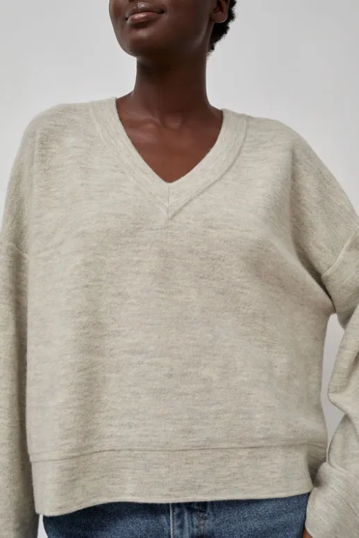 No.6 Store Wide V Neck in Carrara