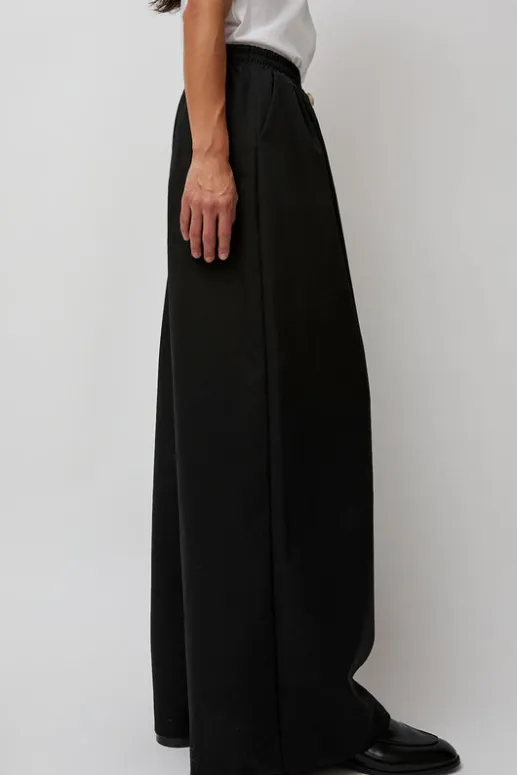 No.6 Store Wool Drawstring Pants in Black