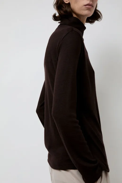 No.6 Store Wool Turtle Neck in Cacao